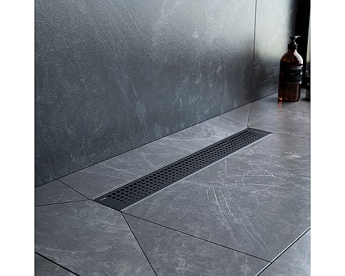 Душевой лоток AM.PM MasterFlow 50 W01SC-P11-050-01BM с Черной матовой решеткой Cut Gradient