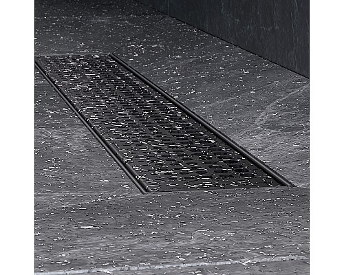 Душевой лоток AM.PM MasterFlow 50 W01SC-P11-050-01BM с Черной матовой решеткой Cut Gradient