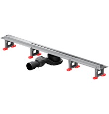 Душевой лоток AM.PM MasterFlow 80 с решеткой Хром матовый Slim line