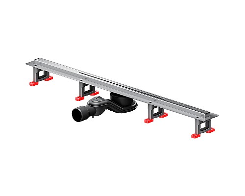 Душевой лоток AM.PM MasterFlow 80 W01SC-S11-080-05SB с решеткой Хром матовый Slim line