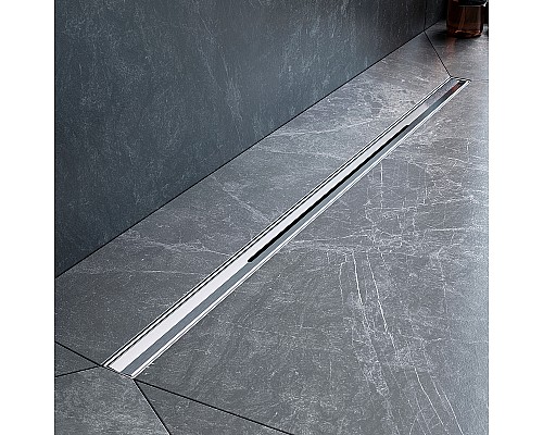 Душевой лоток AM.PM MasterFlow 80 W01SC-S11-080-05SB с решеткой Хром матовый Slim line