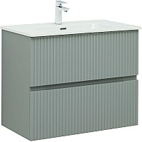 Тумба под раковину Aquanet Джейн 80 313318 подвесная Мисти грин