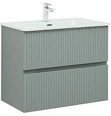 Тумба под раковину Aquanet Джейн 80 313318 подвесная Мисти грин