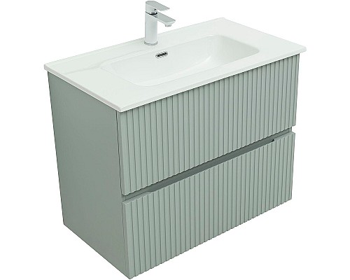 Тумба под раковину Aquanet Джейн 80 313318 подвесная Мисти грин