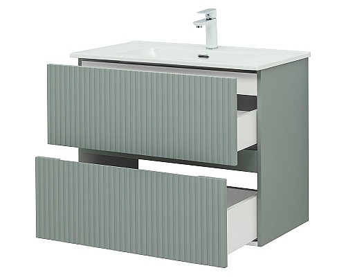 Тумба под раковину Aquanet Джейн 80 313318 подвесная Мисти грин