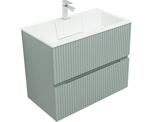 Тумба под раковину Aquanet Джейн 80 313318 подвесная Мисти грин