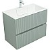 Тумба под раковину Aquanet Джейн 80 313318 подвесная Мисти грин