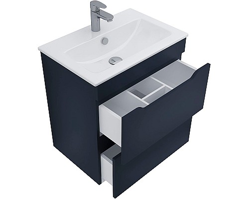 Тумба под раковину Aquanet Практика 60 330458 подвесная Маренго