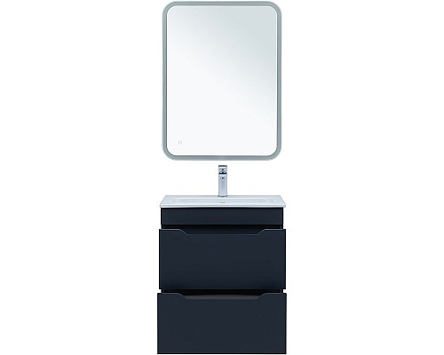 Тумба под раковину Aquanet Практика 60 330458 подвесная Маренго