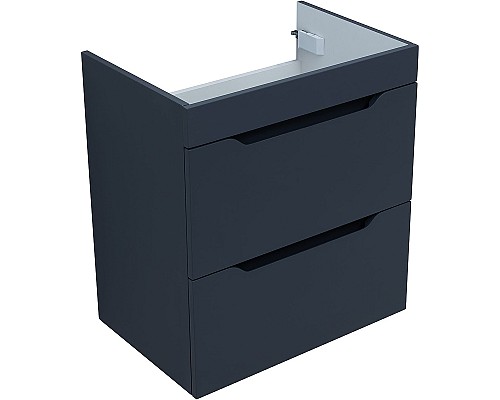 Тумба под раковину Aquanet Практика 60 330458 подвесная Маренго