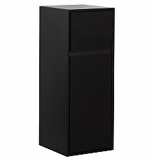 Шкаф пенал Aquanet Милан 35 306376 подвесной Черный глянец