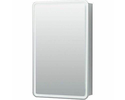 Зеркальный шкаф Aquanet Оптима 50 311859 с подсветкой Белый
