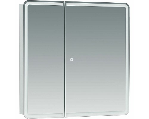 Зеркальный шкаф Aquanet Оптима 70 311861 с подсветкой Белый