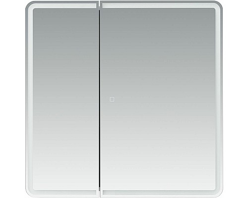 Зеркальный шкаф Aquanet Оптима 70 311861 с подсветкой Белый