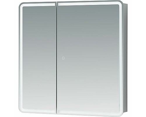 Зеркальный шкаф Aquanet Оптима 70 311861 с подсветкой Белый