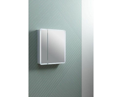 Зеркальный шкаф Aquanet Оптима 70 311861 с подсветкой Белый