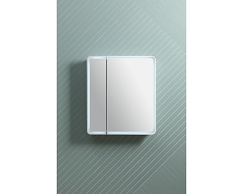 Зеркальный шкаф Aquanet Оптима 70 311861 с подсветкой Белый