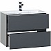 Тумба с раковиной Aquanet Алвита 70 213093 подвесная Серый антрацит