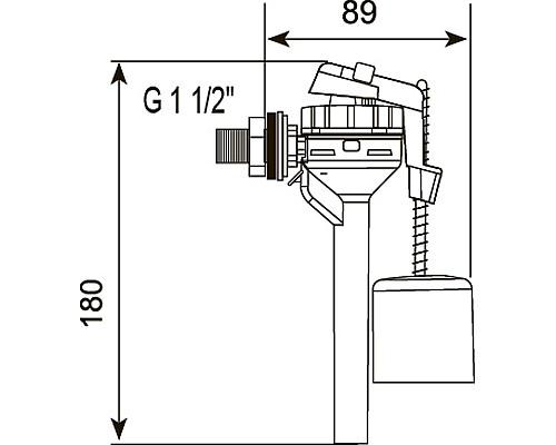 Наливная арматура Wirquin Topy 16300601 G 1/2