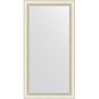 Зеркало Evoform Definite 104х54 BY 7616 в багетной раме - Белый с серебром 60 мм