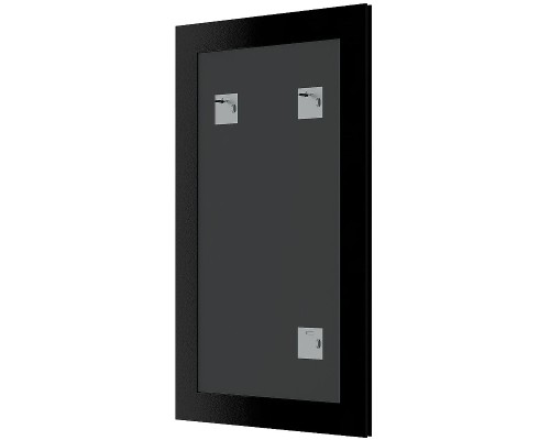 Зеркало Evoform Definite 104х54 BY 7616 в багетной раме - Белый с серебром 60 мм