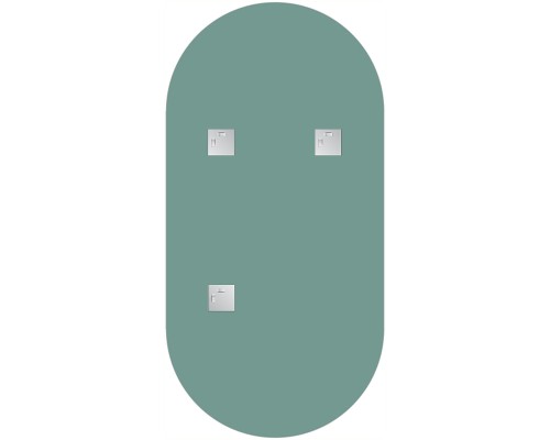 Зеркало Evoform Primary 120х60 BY 0123 со шлифованной кромкой