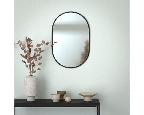 Зеркало Evoform Colora 60х40 BY 0461 с окантовкой - Черный цвет
