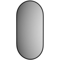 Зеркало Evoform Colora 80х40 BY 0462 с окантовкой - Черный цвет