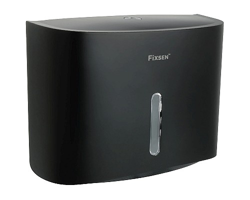 Диспенсер для бумажных полотенец Fixsen Hotel FX-31027F Черный