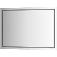 Зеркало Evoform Ledline 70x100 с подсветкой 29.5 W - сенсорный выключатель
