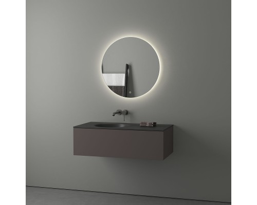 Зеркало Evoform Ledshine d70 с подсветкой 18 W - сенсорный выключатель - нейтральный белый свет