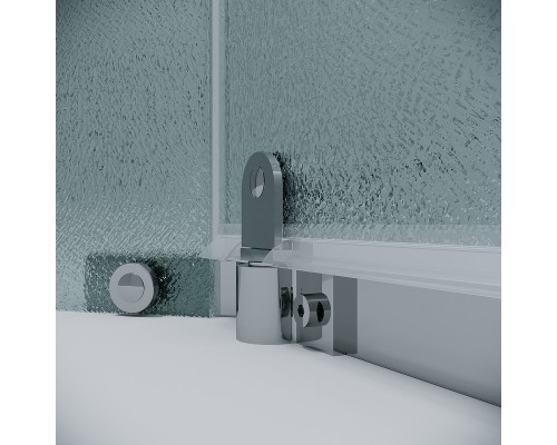 Душевой уголок Grossman Pragma 90х90 302.K33.03.9090.10.02 профиль Хром стекло шиншилла