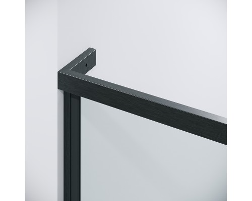 Душевая дверь Grossman Pragma 110 100.K33.03.110.42.00 профиль Графит сатин стекло прозрачное