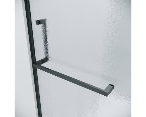 Душевой уголок Grossman Pragma 110х90 120.K33.03.1190.21.02 профиль Черный матовый стекло шиншилла