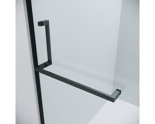 Душевой уголок Grossman Pragma 110х90 120.K33.03.1190.21.00 профиль Черный матовый стекло прозрачное