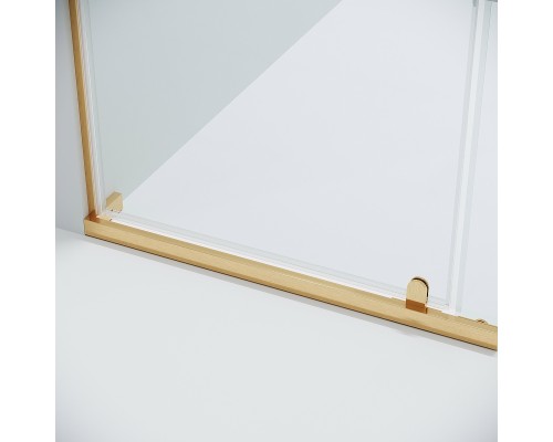 Душевой уголок Grossman Pragma 100х80 120.K33.03.1080.32.00 профиль Золото сатин стекло прозрачное