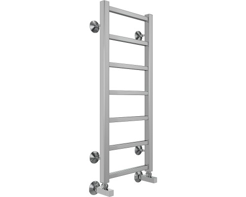 Водяной полотенцесушитель Terminus Контур П7 300х800 4670078529633 Хром, нижнее подключение, G 1/2" ВР, с угловым соединением