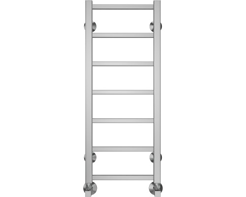 Водяной полотенцесушитель Terminus Контур П7 300х800 4670078529633 Хром, нижнее подключение, G 1/2" ВР, с угловым соединением