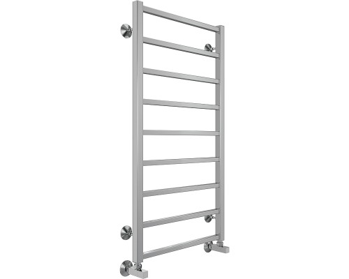 Водяной полотенцесушитель Terminus Контур П9 500х1000 4670078529688 Хром, нижнее подключение, G 1/2" ВР, с угловым соединением