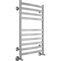 Водяной полотенцесушитель Terminus Авиэль П10 500х800 4670078529015 Хром, нижнее подключение, G 1/2" ВР, с угловым соединением