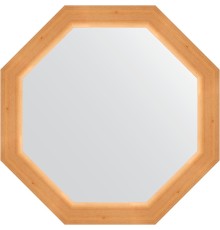 Зеркало Evoform Octagon 62х62 в багетной раме - Сосна 62 мм