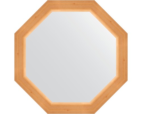 Зеркало Evoform Octagon 62х62 в багетной раме - Сосна 62 мм