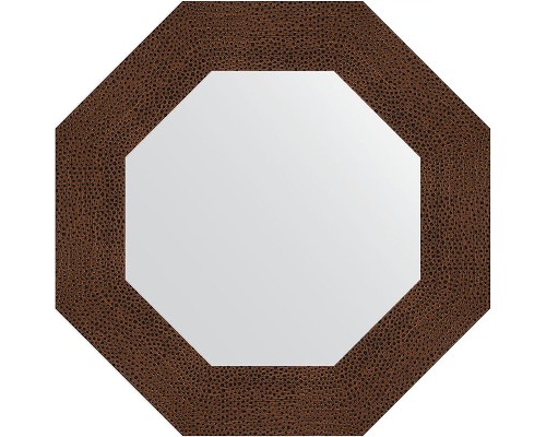 Зеркало Evoform Octagon 57х57 BY 3805 в багетной раме - Бронзовая лава 90 мм