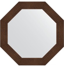 Зеркало Evoform Octagon 77х77 в багетной раме - Бронзовая лава 90 мм