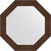 Зеркало Evoform Octagon 77х77 в багетной раме - Бронзовая лава 90 мм