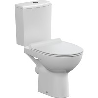 Унитаз компакт Cersanit Nature Clean On 011 3/5 DPL EO slim с бачком и сиденьем Микролифт