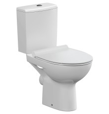 Унитаз компакт Cersanit Nature Clean On 011 3/5 DPL EO slim 65410 с бачком и сиденьем Микролифт