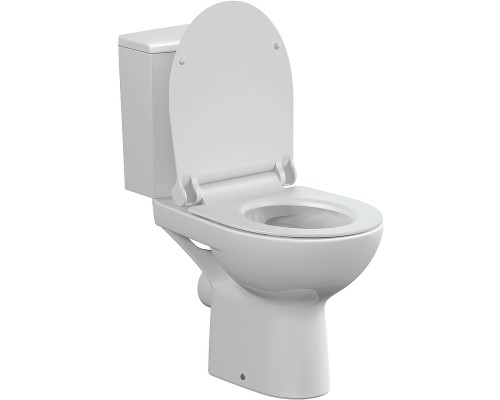 Унитаз компакт Cersanit Nature Clean On 011 3/5 DPL EO slim с бачком и сиденьем Микролифт