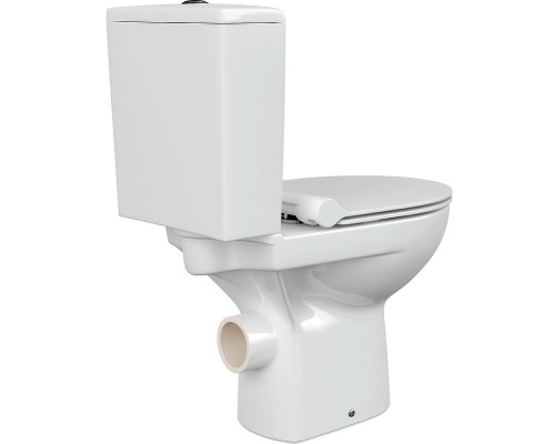 Унитаз компакт Cersanit Nature Clean On 011 3/5 DPL EO slim с бачком и сиденьем Микролифт