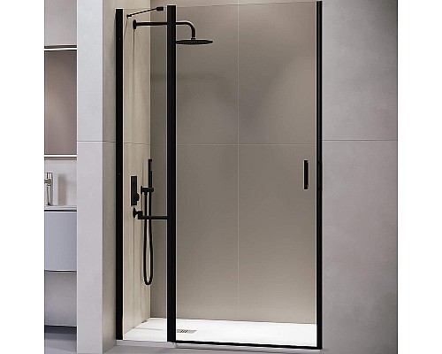 Душевая дверь RGW Leipzig LE-004-B 110 351200411-14 профиль Черный стекло прозрачное